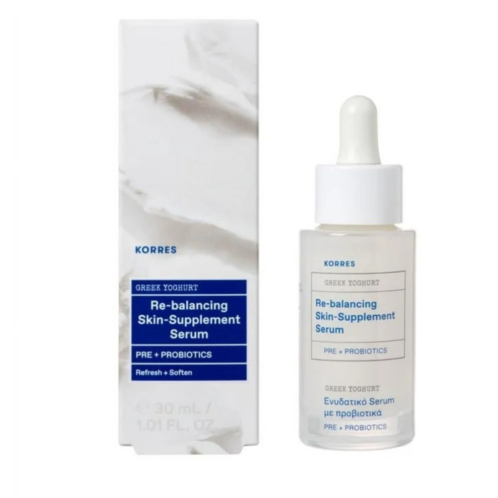 KORRES Greek Yoghurt Re-balancing Skin-Supplement Serum 1.01 oz NIB $48
